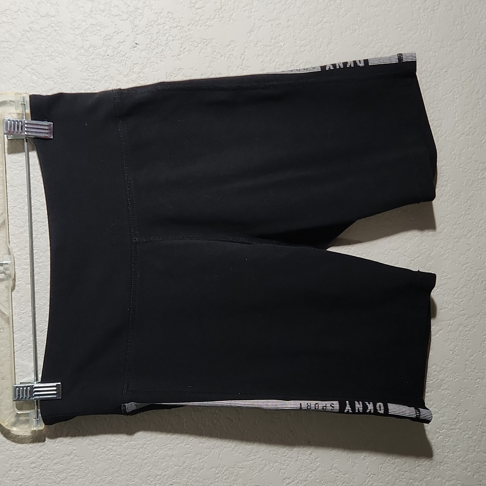 DNKY Sport Shorts Size M Black White Y2K